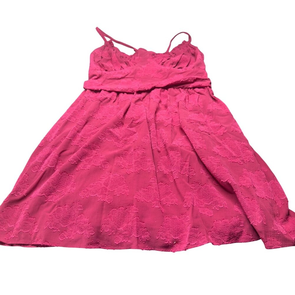 Wild Fable Pink Floral Lace Dress XXL Polyester Lined Adjustable Straps New